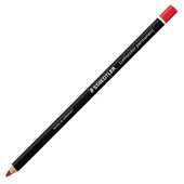 STAEDTLER 108 LUMOCOLOR COLOURED PENCIL NON PERMANENT RED