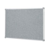 QUARTET PENRITE FABRIC BULLETIN BOARD 1200 X 900MM LIGHT GREY