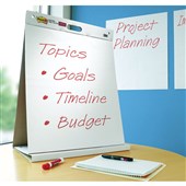 POSTIT 563 EASEL PAD AND DRY ERASE BOARD TABLE TOP 20 SHEET 508 X 585MM WHITE