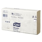 TORK 170370 H4 PAPER TOWEL MULTIFOLD ULTRASLIM W210 X L240MM 150 SHEETS PER PACK CTN 20