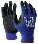 ESKO SAFETY GLOVES SMARTGLOVE TOUCHSCREEN NITRILE PALM SIZE 9 LARGE BLACK WITH BLUE LINER