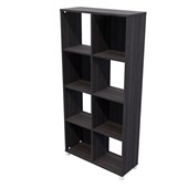 ZEALAND CUBBY HOLE BOOKCASE 8 CUBE W800 X D300 X H1650MM FIORDLAND ELM