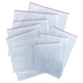MINIGRIP PLASTIC BAG RESEALABLE 50MU W200 X L255MM CLEAR PACK 100