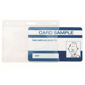 KEVRON ID1013 ID CARD HOLDER CLEAR PACK 25