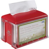 TORK NAPKIN DISPENSER TABLETOP CLEARRED W147 X D198 X H158MM FREE ON LOAN