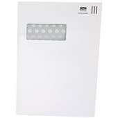 C4 E31 ENVELOPE POSTAGE INCLUDED WINDOW SELF SEAL W324 X L229MM WHITE PACK 100