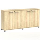 KNIGHT CUBIT CREDENZA 4 DOOR W1800 X D450 X H900MM ATLANTIC OAK