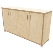 ZEALAND CREDENZA W1500 X D400 X H835MM WITH 50MM FEET PREMIUM PLY