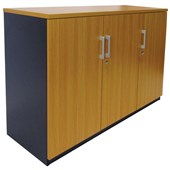 ZEALAND QUICKSHIP CREDENZA W1200 X D450 X H900MM BEECH LOCKING