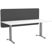 BOYD ACOUSTIC MODESTY PANEL DESK SCREEN L1200 X H600MM DARK GREY