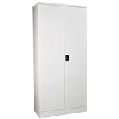 FIRSTLINE CUPBOARD W916 X D457 X H1830MM WHITE SATIN