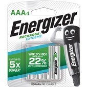 ENERGIZER RECHARGABLE BATTERY AAA PACK 4