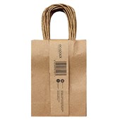 ECOPACK TWISTED HANDLE PAPER BAGS ACCESSORY W150 X H210MM PACK 25