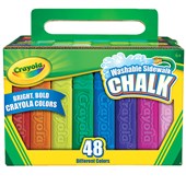 CRAYOLA SIDEWALK CHALK BOX 48