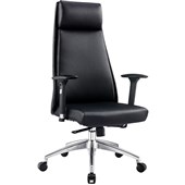 SYLEX MCKINLEY HI BACK CHAIR PU LEATHER BLACK