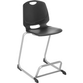 EDEN SPARK LAB STOOL STACKABLE BLACK