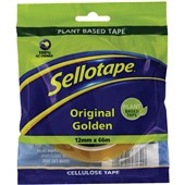 SELLOTAPE CELLULOSE TAPE PREMIUM 1105 W12MM X L66M CLEAR