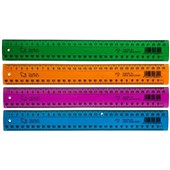 TAURUS RULER PLASTIC JO3821 300MM FLUORESCENT