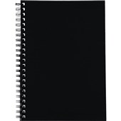 SPIRAX 512 NOTEBOOK 7MM RULED HARD COVER SPIRAL BOUND A4 200 PAGE BLACK