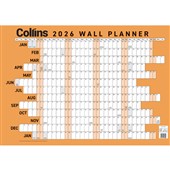 COLLINS WALL PLANNER A3 LAMINATED EVEN YEAR