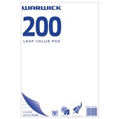 WARWICK REFILL PAD 7MM RULED A4 200 LEAF