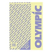 OLYMPIC LEGAL PAD 7MM RULED A4 50 LEAF YELLOW