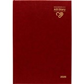 OPD DIARY A51 RED DAY PER PAGE EVEN YEAR