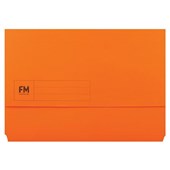 FM DOCUMENT WALLET FOOLSCAP ORANGE
