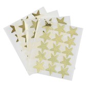 QUIKSTIK LABELS STAR 22MM GOLD PACK 60