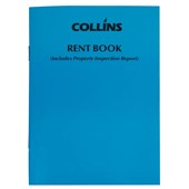 COLLINS RENT RECORD BOOK W105 X L148MM 12 LEAF