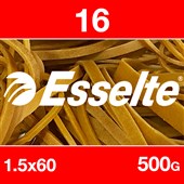 ESSELTE SUPERIOR RUBBER BANDS SIZE 16 500G BAG
