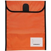 WARWICK HOMEWORK BAG HOOK AND LOOP W360 X H450MM XLARGE FLUORO ORANGE