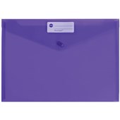 MARBIG DOCULOPE WALLET BUTTON CLOSURE A4 PURPLE