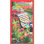 COLLINS DIARY CW7 NOTES FLORAL ASSORTED DESIGNS EVEN YEAR