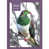 COLLINS DIARY NZ BIRDS A51 ASSORTED DESIGNS DAY PER PAGE EVEN YEAR