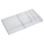 ESSELTE NOUVEAU DRAWER TIDY CLEAR