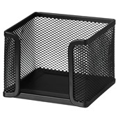 ESSELTE METAL MESH MEMO CUBE HOLDER BLACK