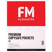 FM COPYSAFE POCKET PREMIUM 50UM A4 GLASS CLEAR BOX 100