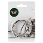 DIXON BOOK RINGS 50MM PACK 3
